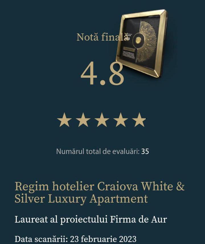 White&Silver Luxury Suite 3 Camere Craiova Exterior foto